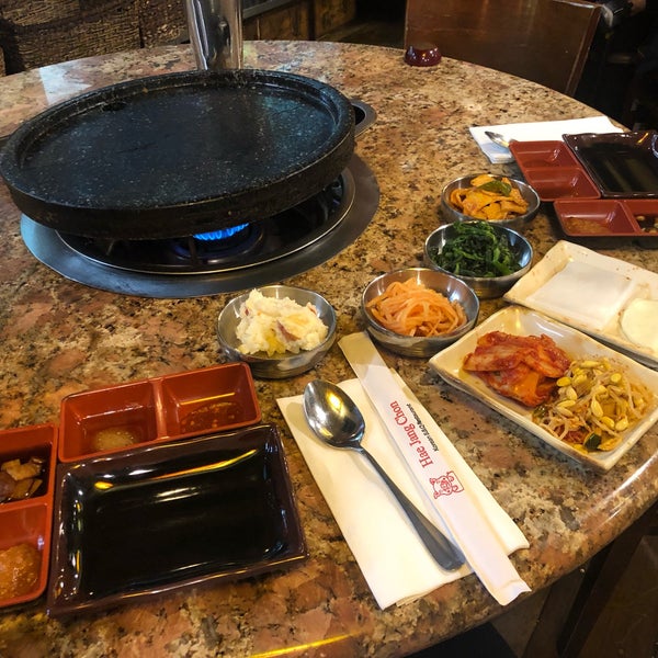 Photo taken at Hae Jang Chon Korean BBQ Restaurant by Max M. on 12/28/2018