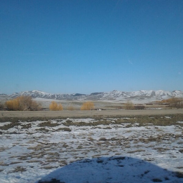 Photo taken at Wyoming/Montana Border by Elliot T. on 4/24/2013