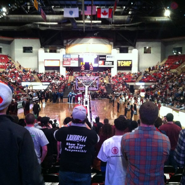 Photo taken at Mullins Center by Sara A. on 2/17/2013