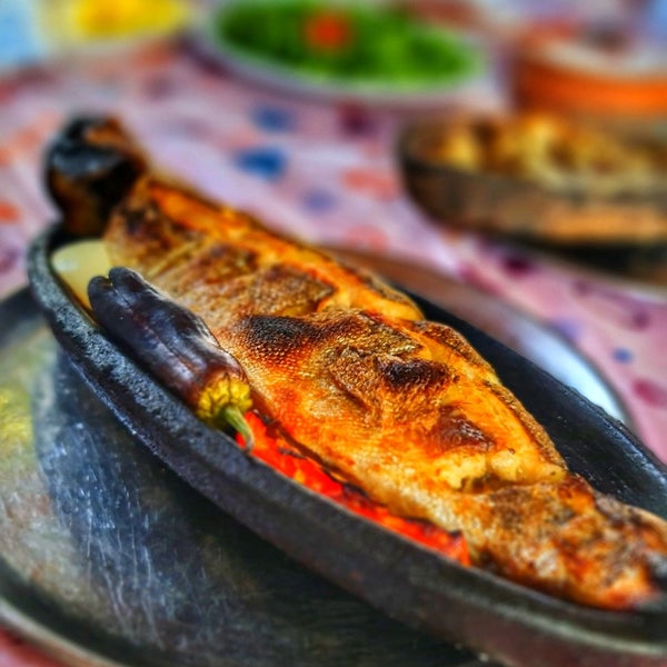 Photo taken at Bayır Balık Vadi Restaurant by Melike A. on 9/10/2021