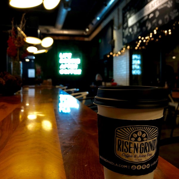 Photo taken at Rise N Grind by .. on 11/23/2019