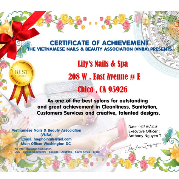 Lily's Nails & Spa Chico, CA