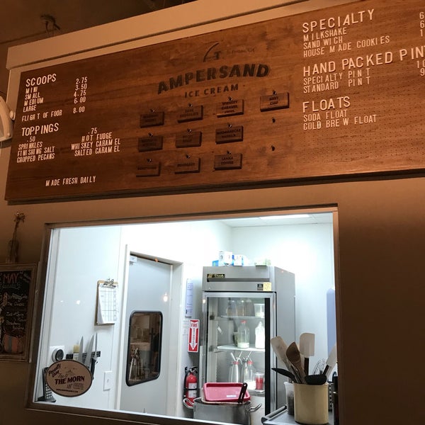 Ampersand Ice Cream Tower District Fresno, CA