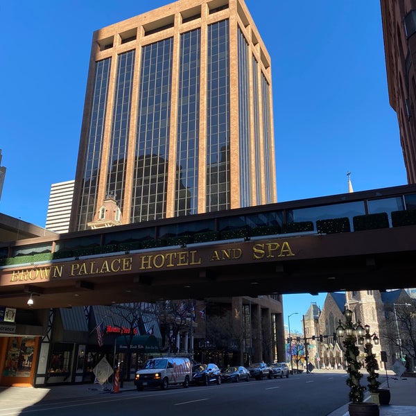Photo taken at The Brown Palace Hotel and Spa by Aldous Noah on 12/7/2020