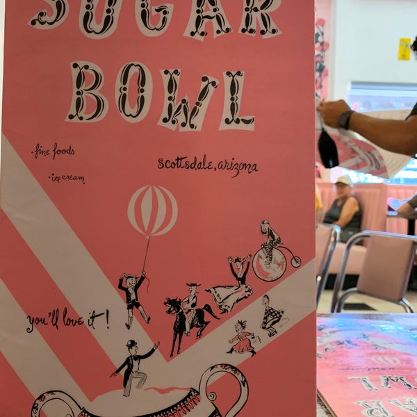 Photo taken at Sugar Bowl Ice Cream Parlor Restaurant by Aziz on 10/11/2019