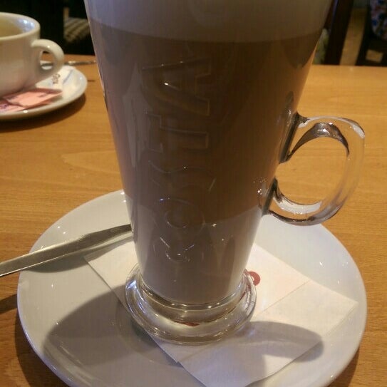 hazelnut and almond latte costa