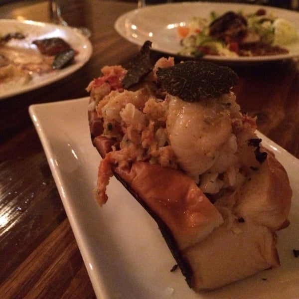 Truffle lobster roll! And try the braised octopus.