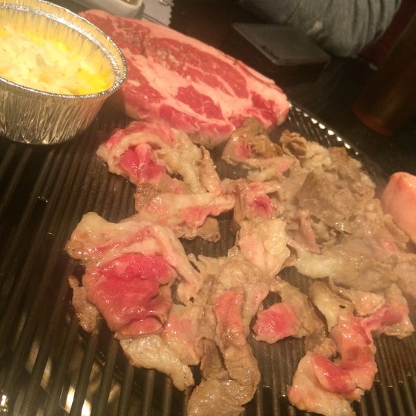 Photo taken at Manna Korean BBQ by Andrew P. on 2/18/2016