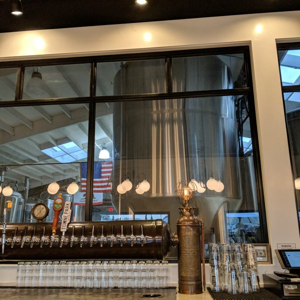 Photo taken at Towne Park Brewery &amp; Taproom by Dave V. on 4/1/2019