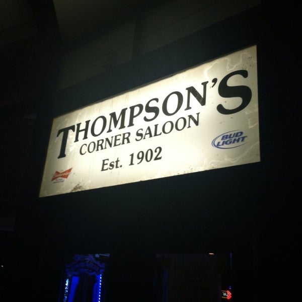 Photo taken at Thompson&#39;s Corner Saloon by Pete Z. on 3/9/2013
