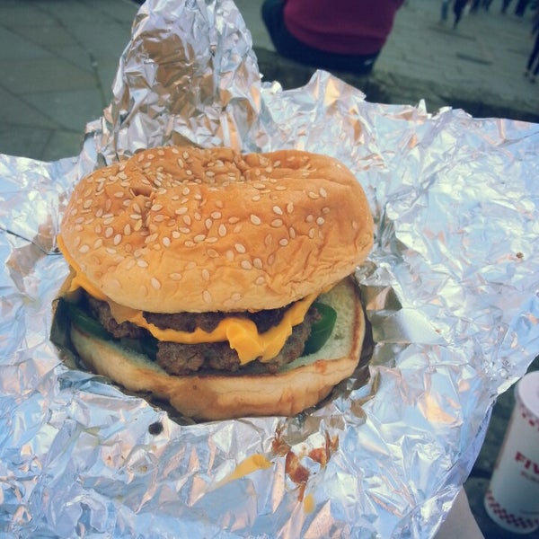 Photo taken at Five Guys by Jamie A. on 3/9/2014