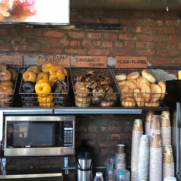 Photo taken at Brownstone Bagel &amp; Bread Co by Nate F. on 10/30/2018