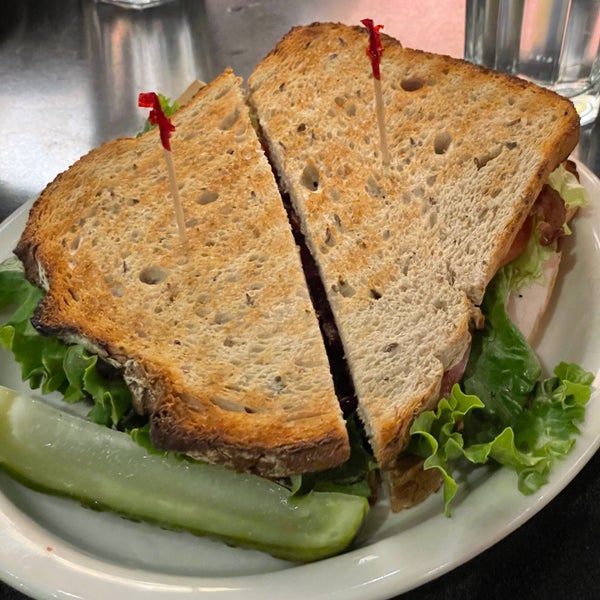 smoked turkey blt on rye is a solid choice if you're not feeling adventurous
