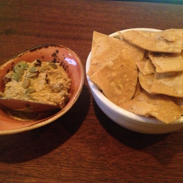 sikil pak is a Mayan pumpkin seed dip. hummus-like consistency with a little spice and a hint of mint