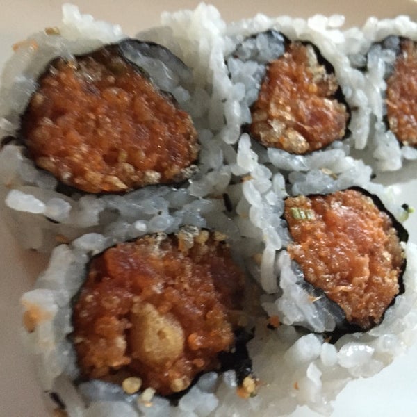 spicy tuna rolls were a little sweet and had some crunch