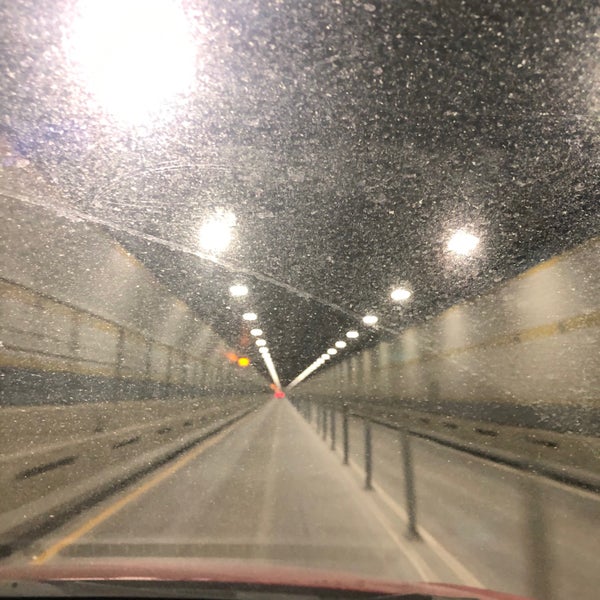 Photo taken at Hugh L. Carey Tunnel by Nate F. on 2/14/2021