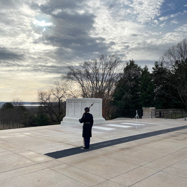 Photo taken at Tomb of the Unknown Soldier by Nate F. on 2/25/2023