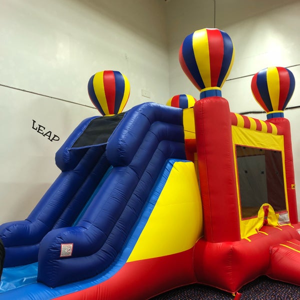 Photo taken at BounceU by Nate F. on 10/7/2018