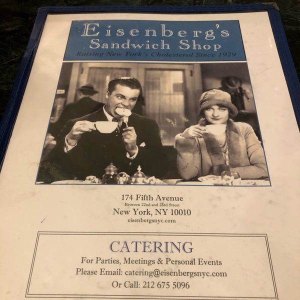 3/26/2019 tarihinde Nate F.ziyaretçi tarafından Eisenberg&#39;s Sandwich Shop'de çekilen fotoğraf