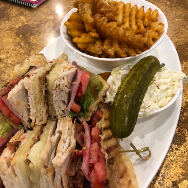 wasn’t wild about the panini style turkey club tbh.
