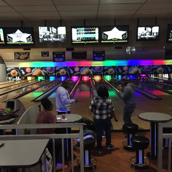 Photo taken at Woodmere Lanes by Nate F. on 5/14/2017