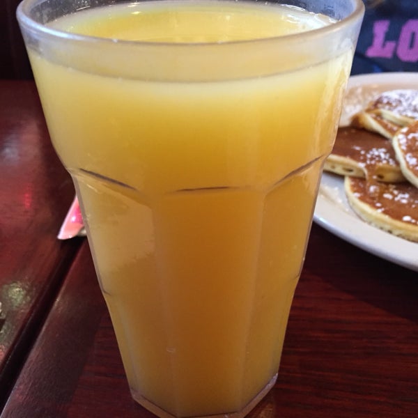 the orange juice was surprisingly good