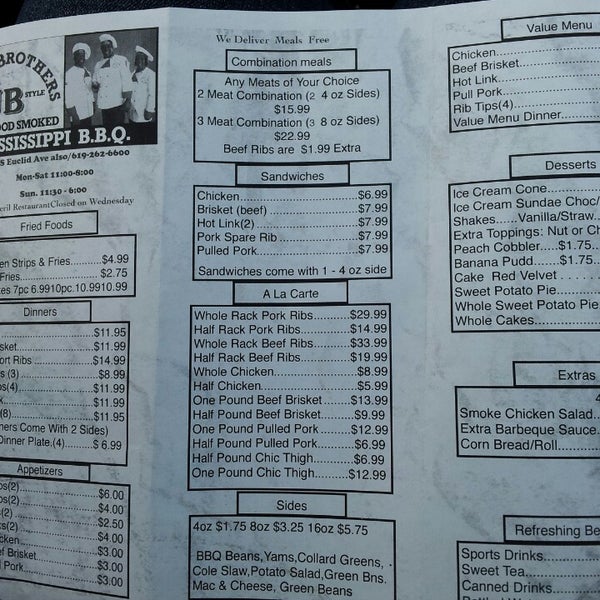 Jones Brothers BBQ (Now Closed) Lincoln Park San Diego, CA