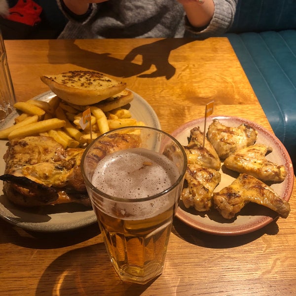 Photo taken at Nando&#39;s by Haotian S. on 10/1/2018