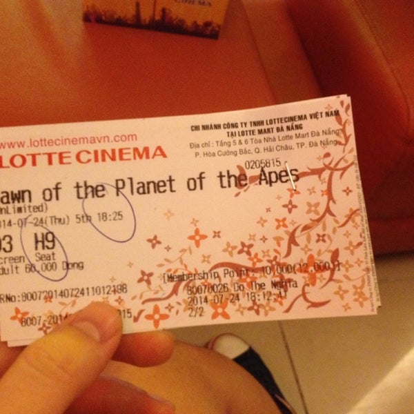lotto cinema ticket
