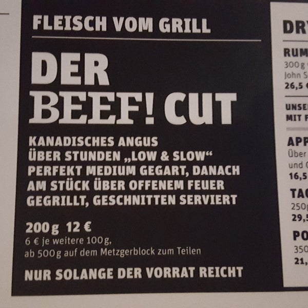 Photo taken at BEEF! Grill &amp; Bar Frankfurt by Mirco M. on 9/27/2018