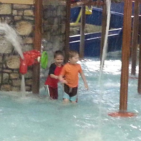 Photo taken at Water Park Of America by Heidi B. on 5/2/2014