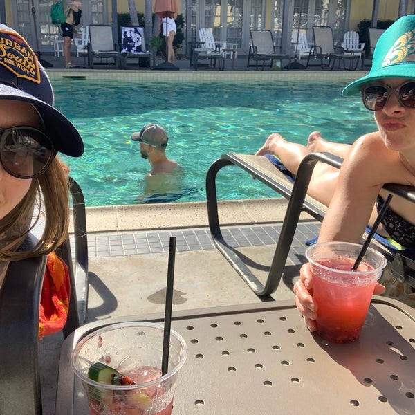 Photo taken at The Lafayette Hotel, Swim Club &amp; Bungalows by Marcie L. on 4/8/2019