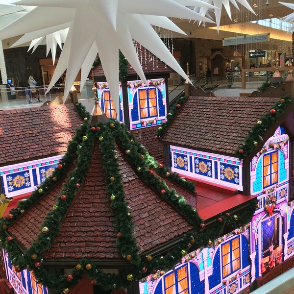 Check out the Ginger Bread house located near the food court on the lower level. Take your kids to visit Santa as well.