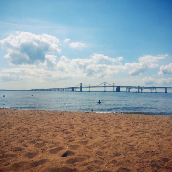 Sandy Point State Park Beach