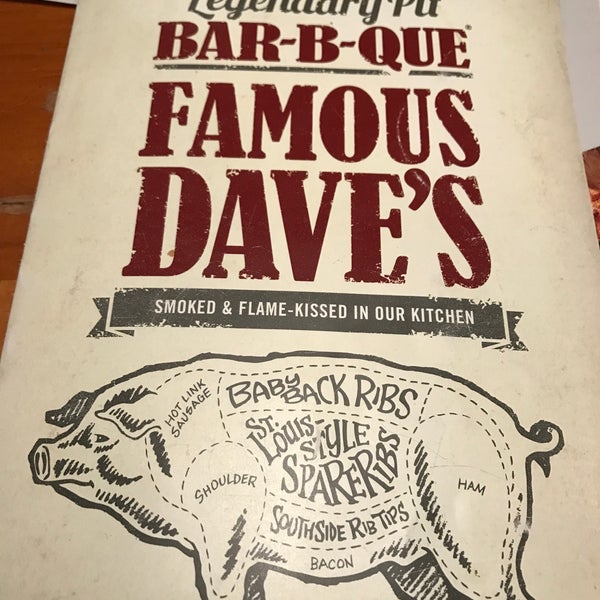 Photo taken at Famous Dave&#39;s by Jackie C. on 2/16/2017