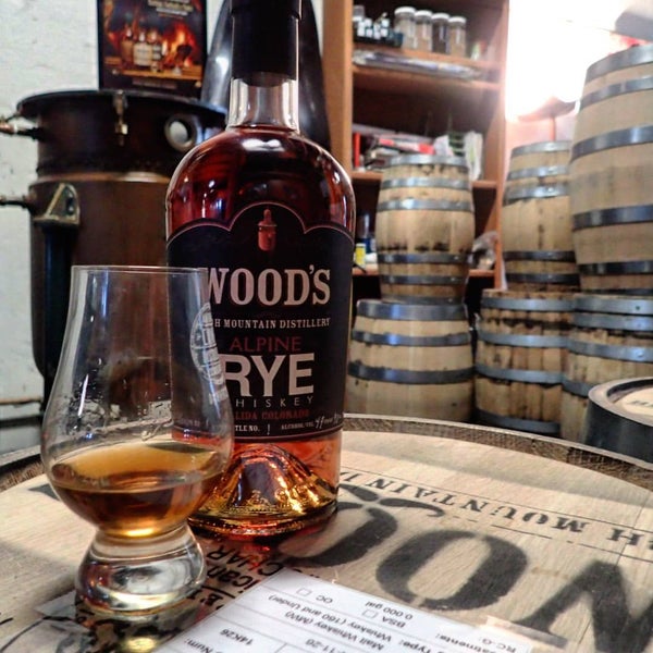 Photo taken at Wood&#39;s High Mountain Distillery by PT W. on 11/6/2015