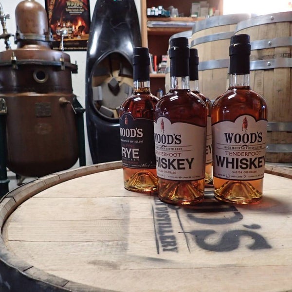 Photo taken at Wood&#39;s High Mountain Distillery by PT W. on 10/20/2015