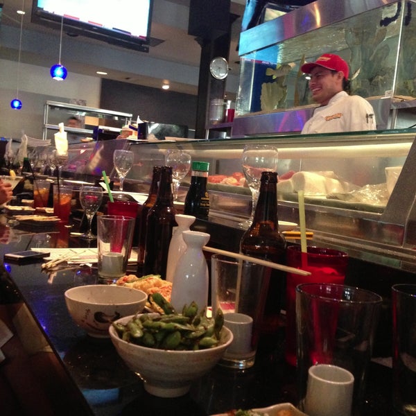 Photo taken at Chomp Sushi &amp; Teppan Grill by MsNia H. on 4/20/2013