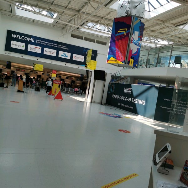 Photo taken at George Best Belfast City Airport (BHD) by Gatis on 8/28/2021