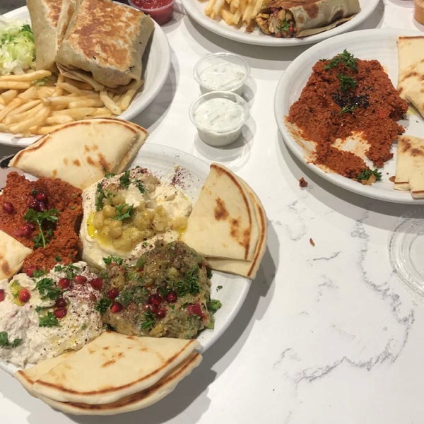 Photo taken at Simsim Outstanding Shawarma by .. on 4/17/2019