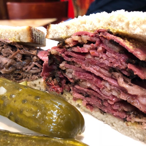 Non-negotiable: you have gravy with your brisket sandwich. Also the pastrami is insanely juicy and delicious. I’ll never go back to Katz’s.