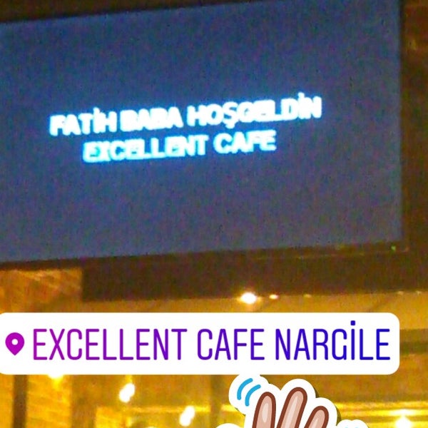 Photo taken at Excellent Cafe &amp; Nargile by Arap G. on 3/3/2018