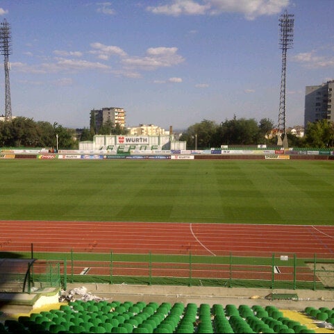 Das Foto wurde bei Стадион Берое (Beroe Stadium) von Petar D. am 8/5/2013 aufgenommen