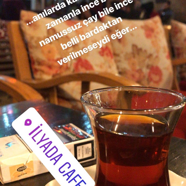 Photo taken at İlyada Cafe by B🌺 on 2/24/2018