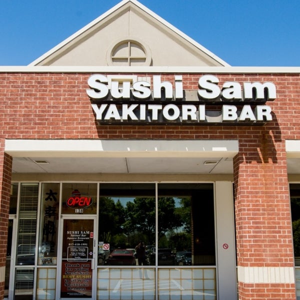 Sushi Sam few paces to the north of Southlake dentist Huckabee Dental