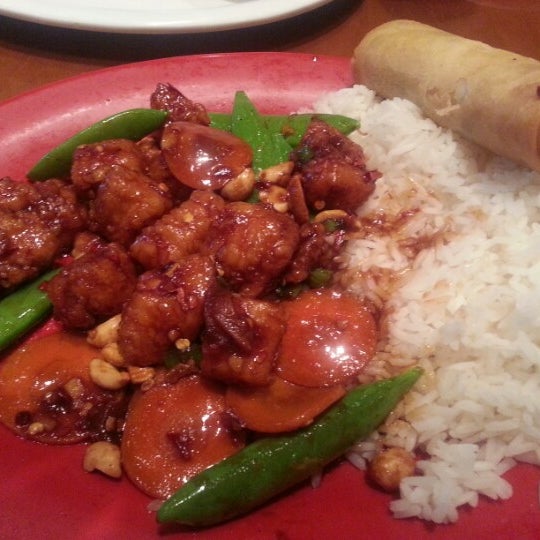 Photo taken at Pei Wei by Esther H. on 2/12/2013