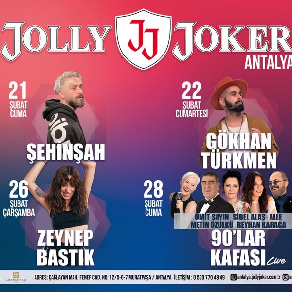 2/17/2020 tarihinde Murat D.ziyaretçi tarafından Jolly Joker Antalya'de çekilen fotoğraf
