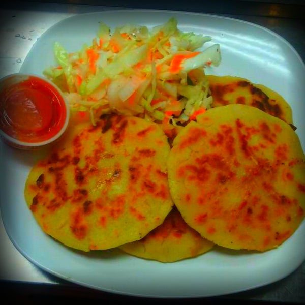 try our tasty pupusas! Just for $1.50 each