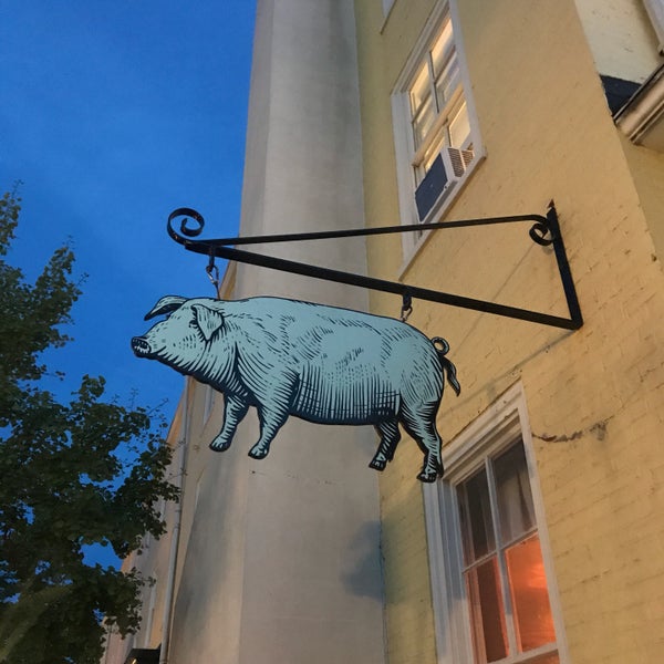 Photo taken at The Blue Pig Tavern at Congress Hall by Tom S. on 8/31/2018