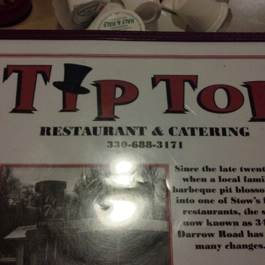 Снимок сделан в Tip Top Restaurant &amp; Catering пользователем David C. 12/8/2012